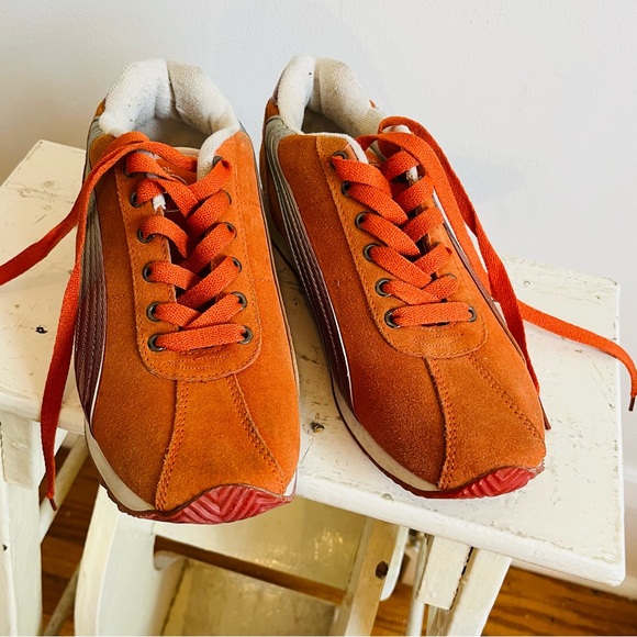 Vintage leather North Star sneakers runners - Picture 2 of 7